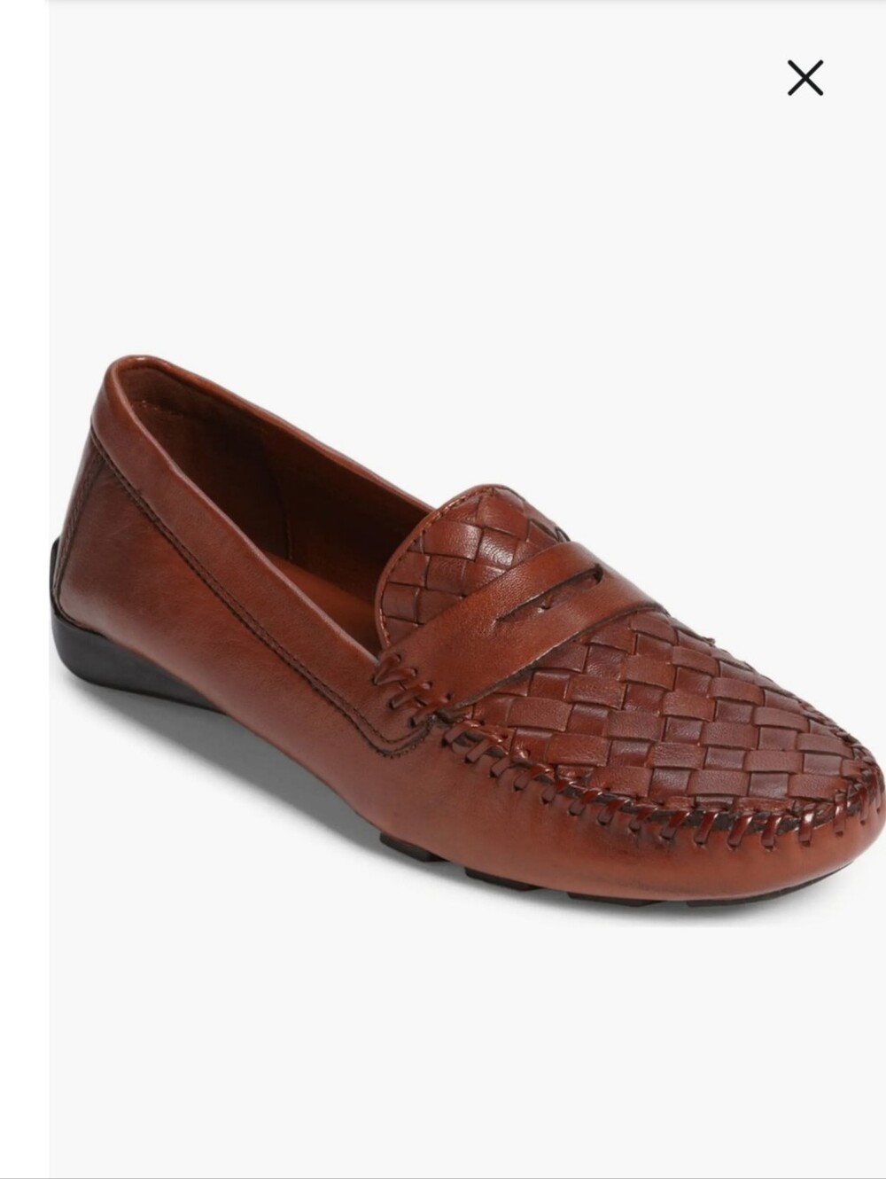 Robert Zur Petra Women's Driving Shoe Vintage Luggage Brown Size 8 Medium